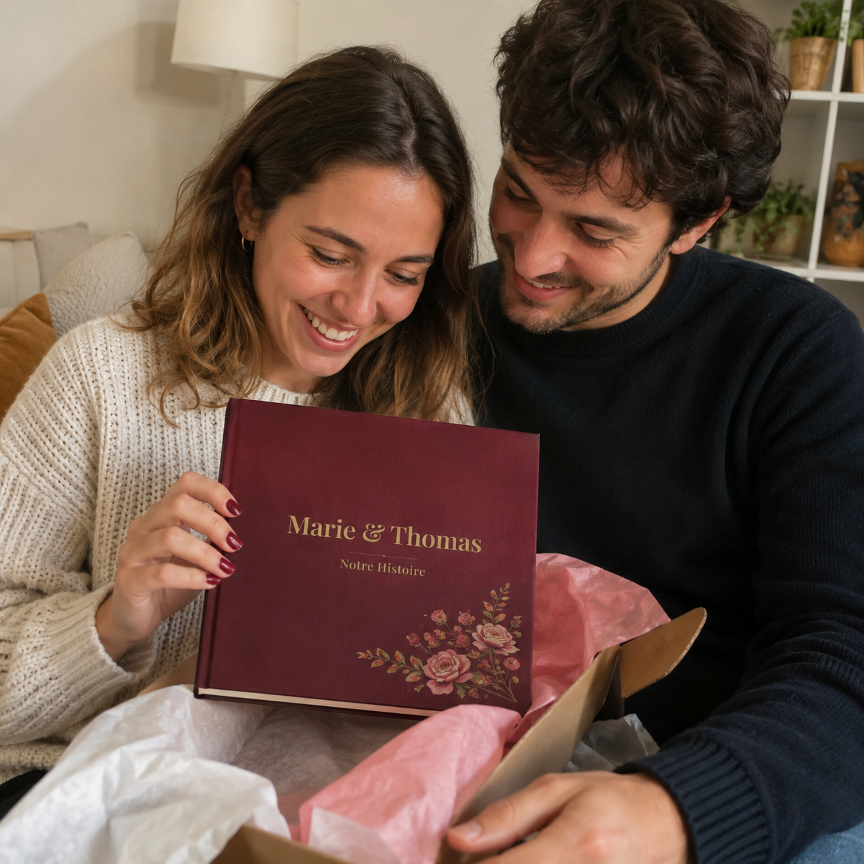 Déballage du livre relié, encore plus beau en vrai